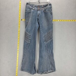 Vintage Levis Engineered Jeans Womens Blue Twisted Flap Pockets Fits 28x30